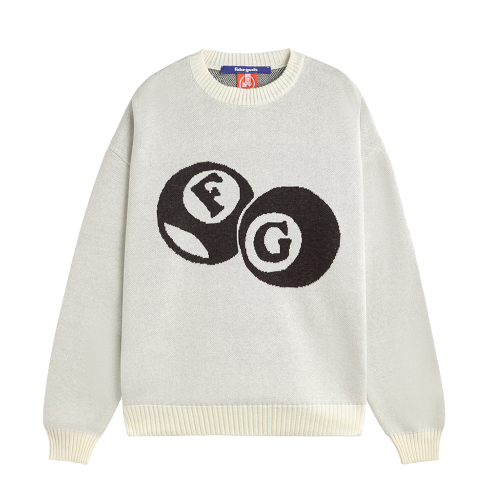 Newcop Fakegods Billiard Knitted Sweater Cream Ropa 1