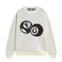 Newcop Fakegods Billiard Knitted Sweater Cream Ropa 1