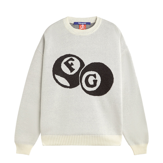 Newcop Fakegods Billiard Knitted Sweater Cream Ropa 1