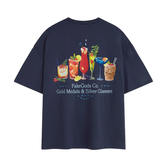 Newcop Fakegods Cocktail Tee Navy Ropa 2