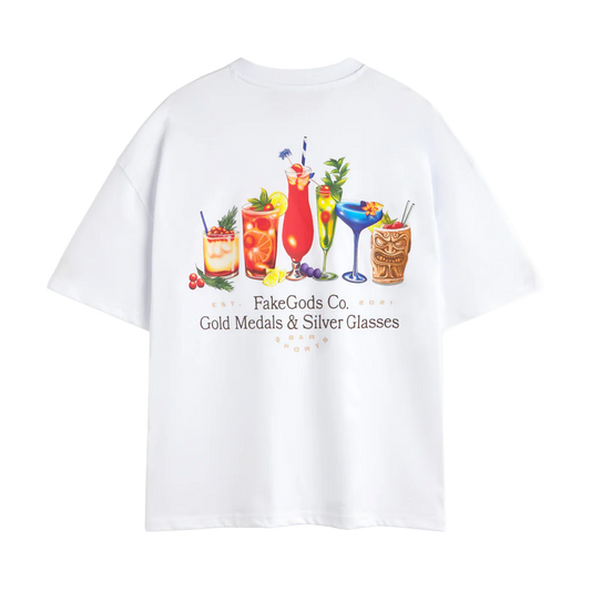 Newcop Fakegods Cocktail Tee White Ropa 2