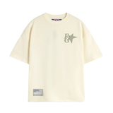 Fakegods Star Boxy Tee Cream