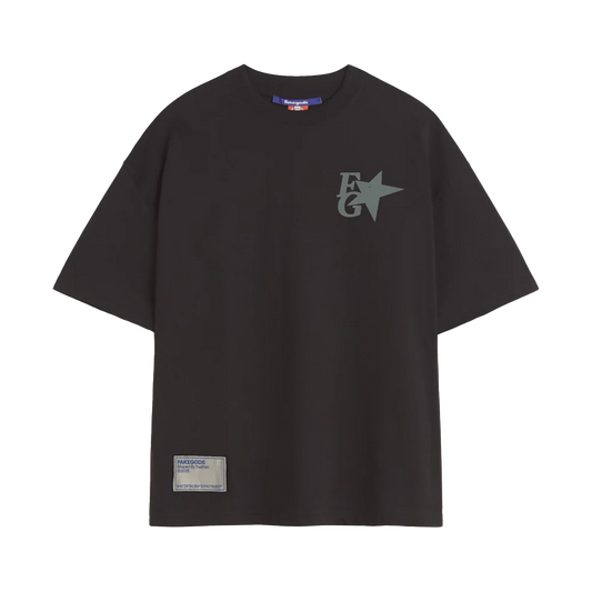 Newcop Fakegods Strar Boxy Tee Dark Grey Ropa 1