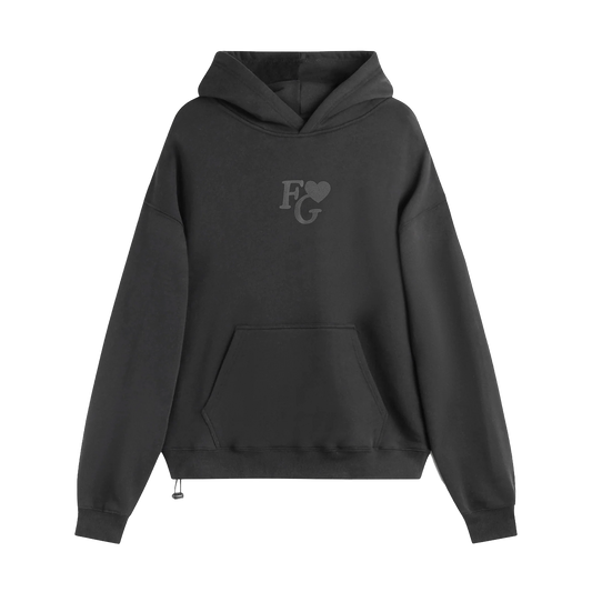Newcop Fakegods Valentines Hoodie Dark Grey Ropa 1