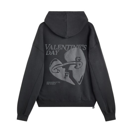 Newcop Fakegods Valentines Hoodie Dark Grey Ropa 2