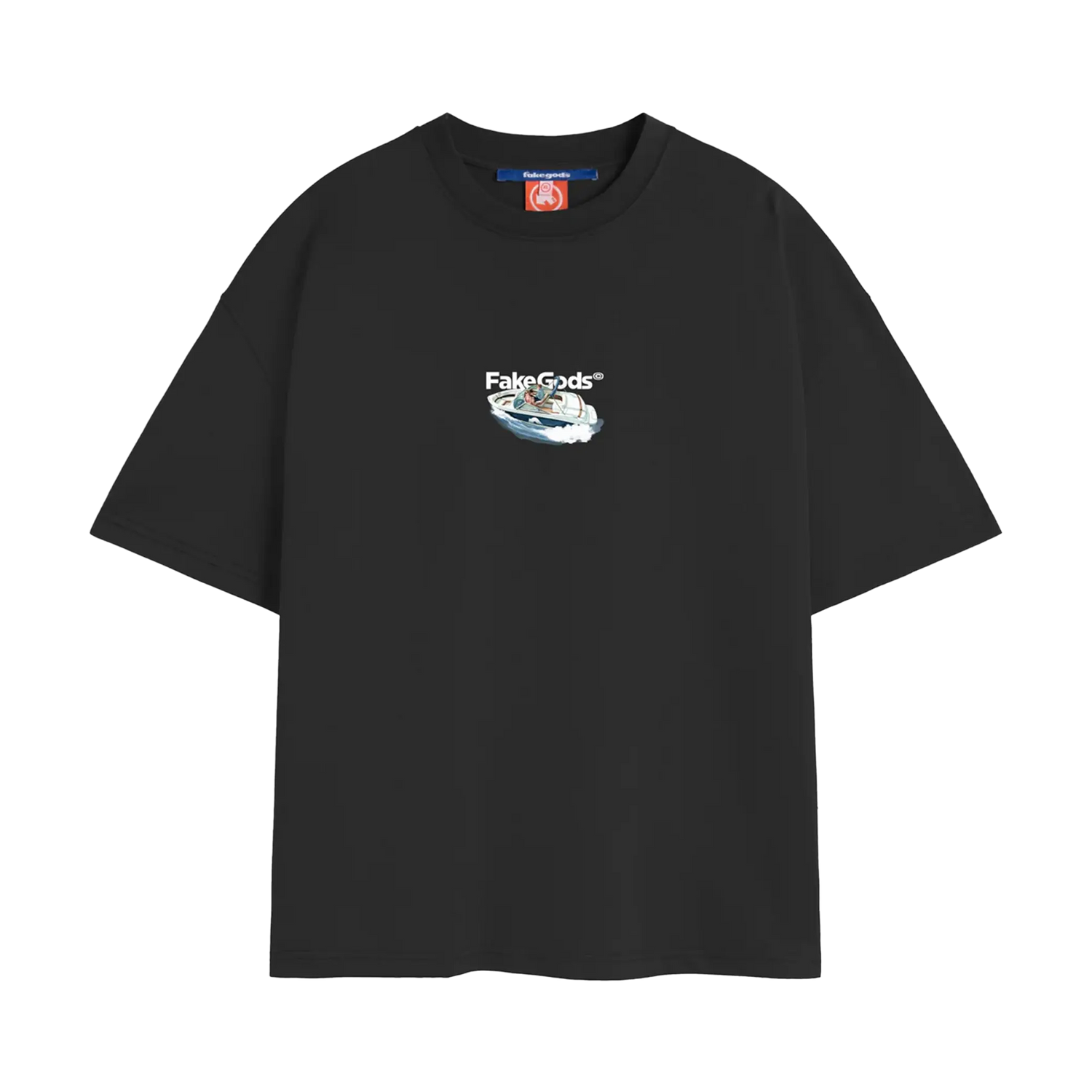 Newcop Fakegods Yacht Tee Dark Grey Ropa 1
