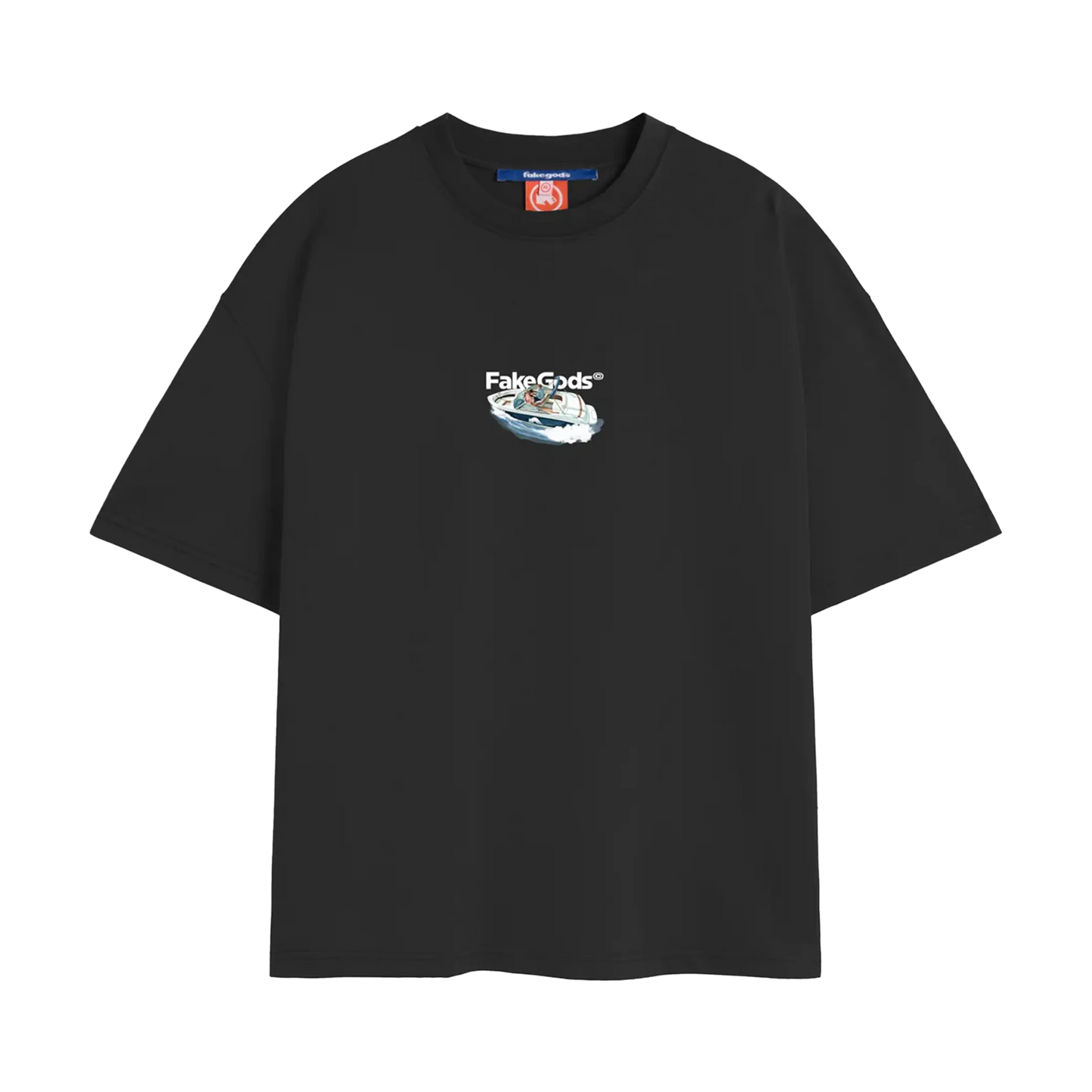 Newcop Fakegods Yacht Tee Dark Grey Ropa 1