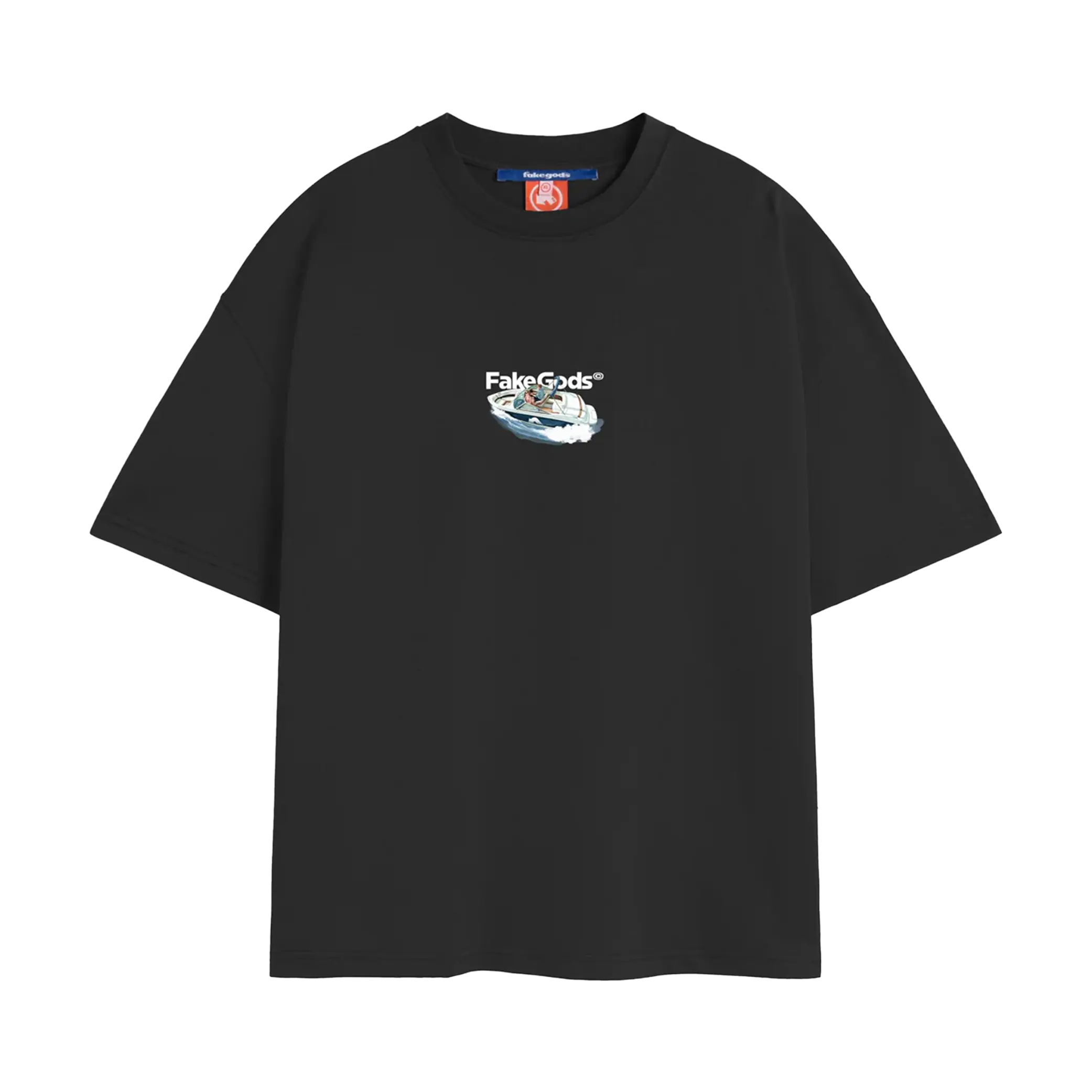 Newcop Fakegods Yacht Tee Dark Grey Ropa 1