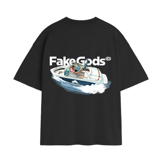 Newcop Fakegods Yacht Tee Dark Grey Ropa 2