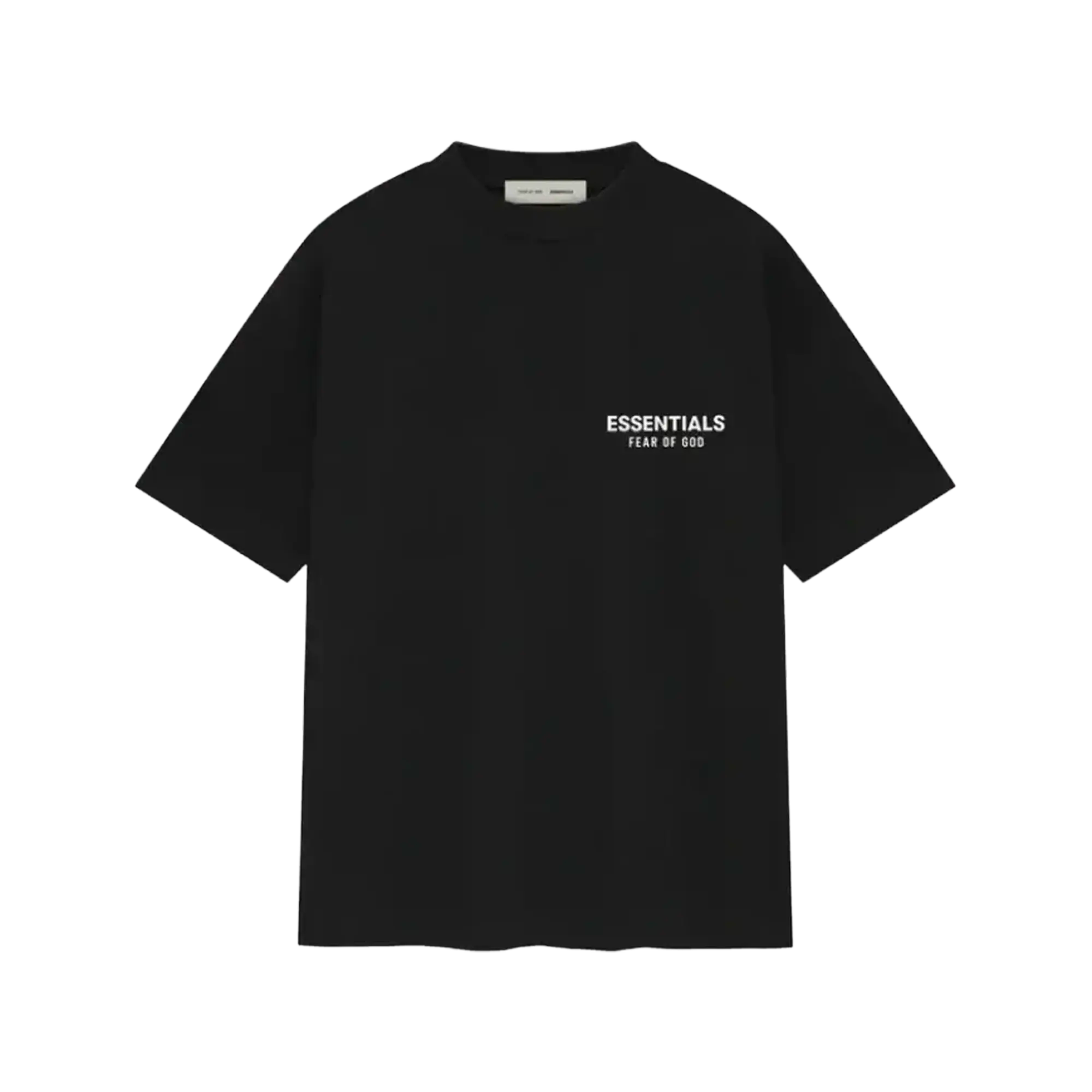 Newcop Fear Of God Essentials Classic Short Sleeve Tee Jet Black Ropa 1