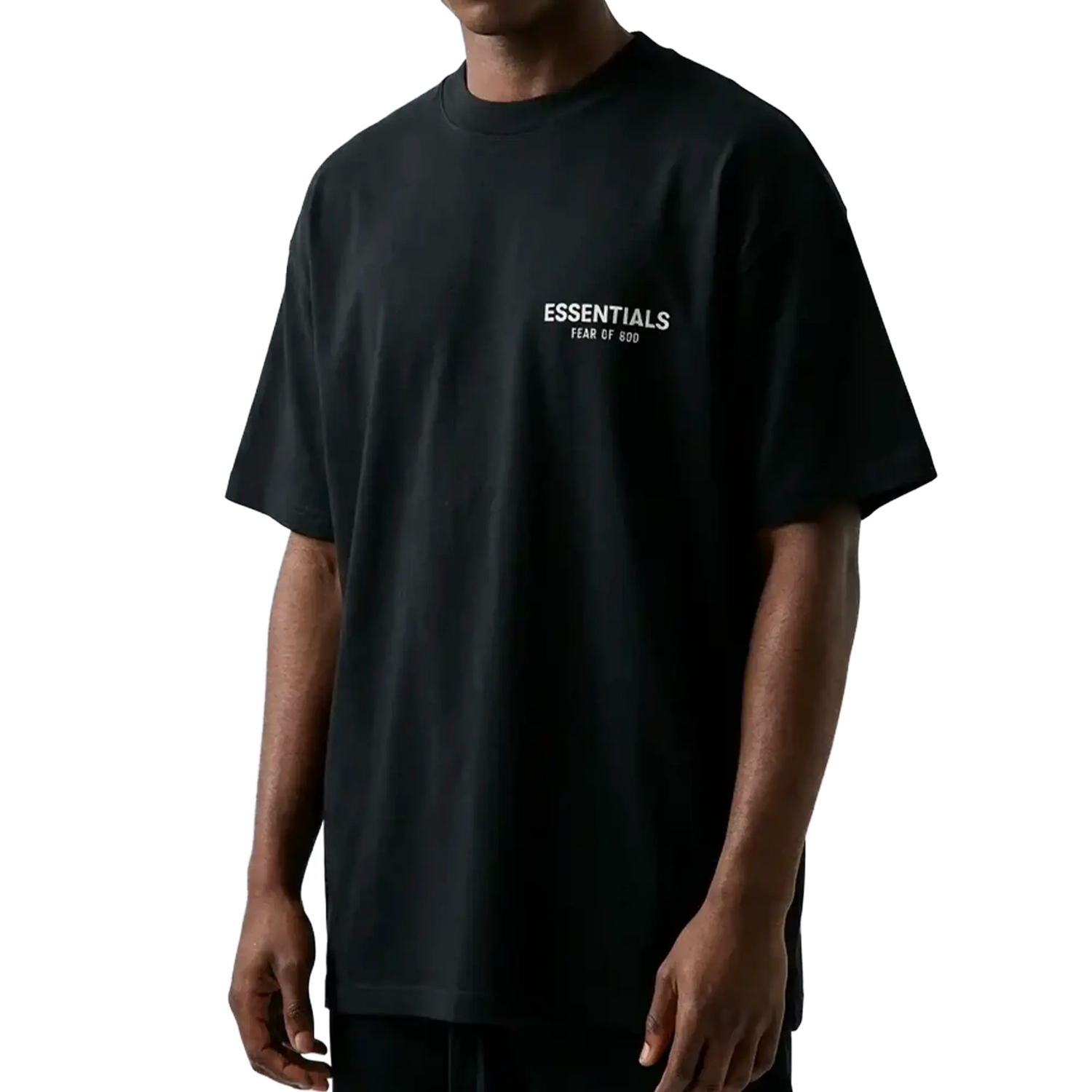 Newcop Fear Of God Essentials Classic Short Sleeve Tee Jet Black Ropa 4
