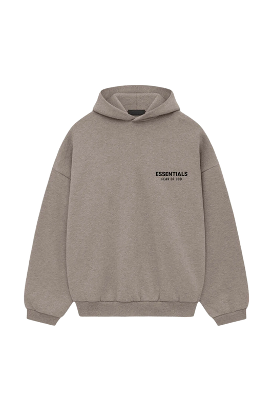 Newcop Fear Of God Essentials Fleece Hoodie Heather Gray Ropa 1