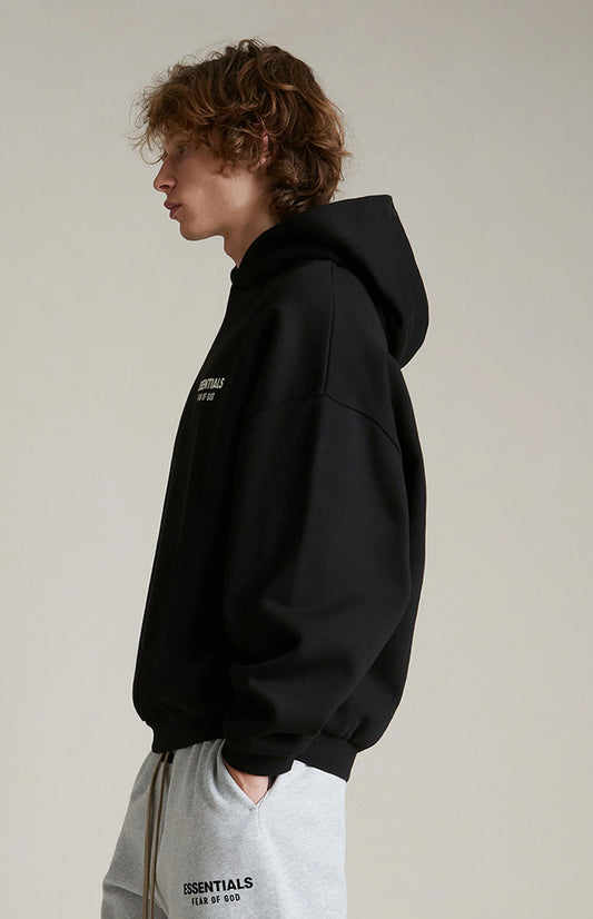 Newcop Fear Of God Essentials Hoodie Fleece Black Ropa 4