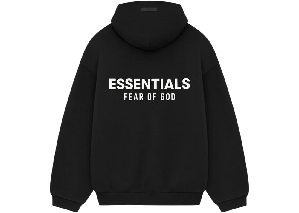 Fear Of God Essentials Hoodie Fleece Black – Newcop