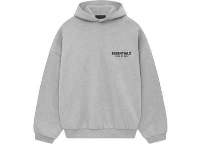 Fear Of God Essentials Hoodie Fleece Light Heather Gray