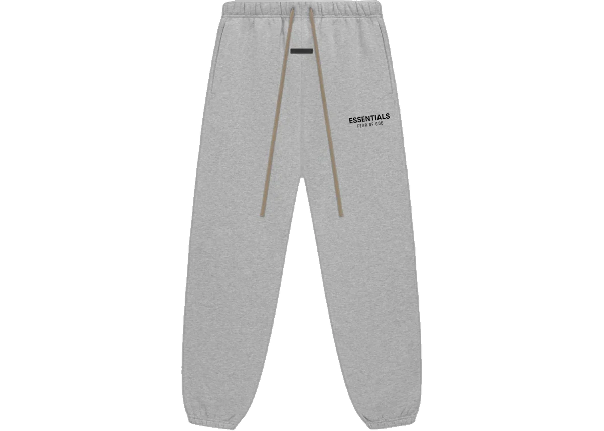 Newcop Fear Of God Essentials Sweatpants Fleece Light Heather Gray Ropa 1