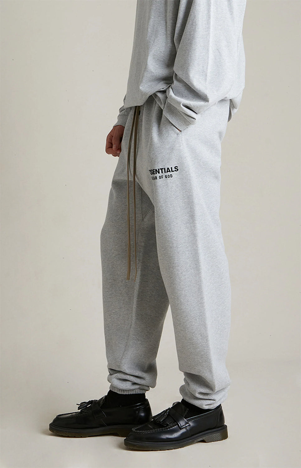 Newcop Fear Of God Essentials Sweatpants Fleece Light Heather Gray Ropa 2