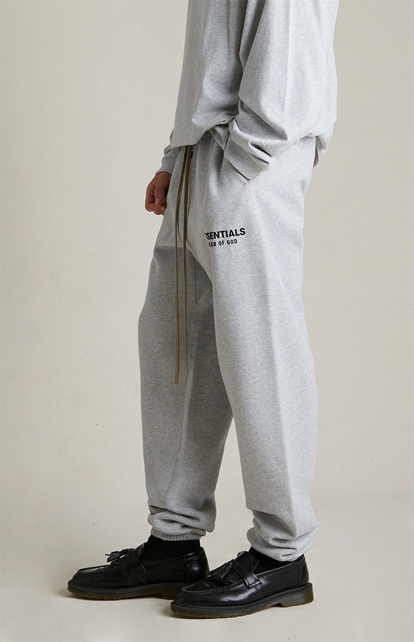 Newcop Fear Of God Essentials Sweatpants Fleece Light Heather Gray Ropa 2