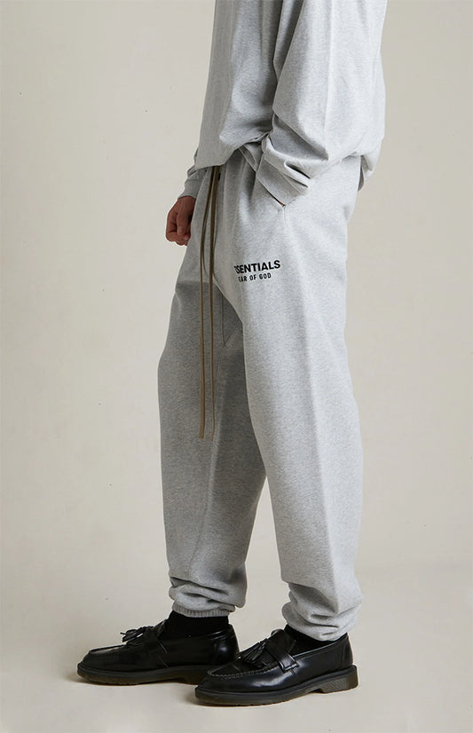 Newcop Fear Of God Essentials Sweatpants Fleece Light Heather Gray Ropa 2
