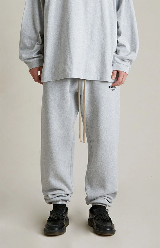 Newcop Fear Of God Essentials Sweatpants Fleece Light Heather Gray Ropa 3