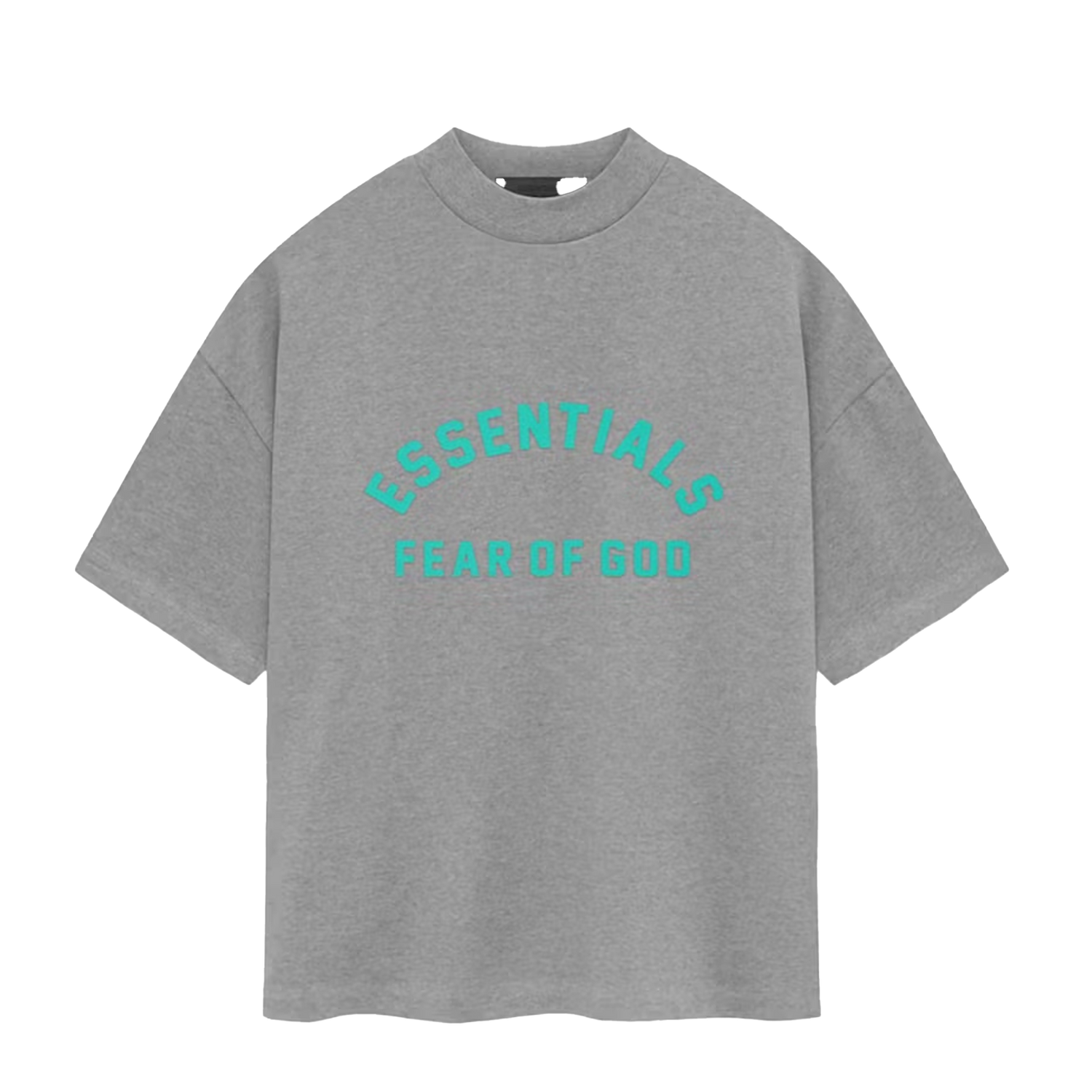 Newcop Fear Of God Essentials T-shirt Dark Heather Oatmeal Ropa 1
