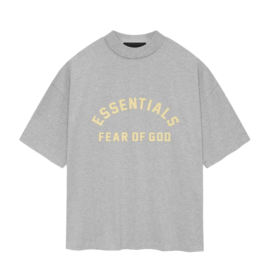 Newcop Fear Of God Essentials T-shirt Light Heather Grey Ropa 1