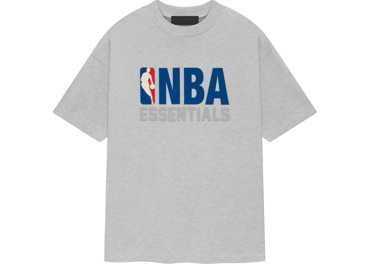 Newcop Fear Of God Essentials T-shirt Nba Light Heather Ropa 1