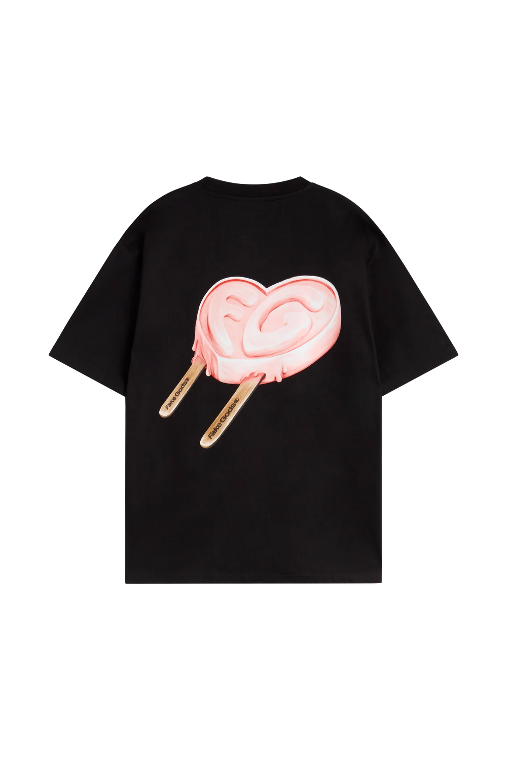 Newcop Iced Heart Tee Black Ropa 2