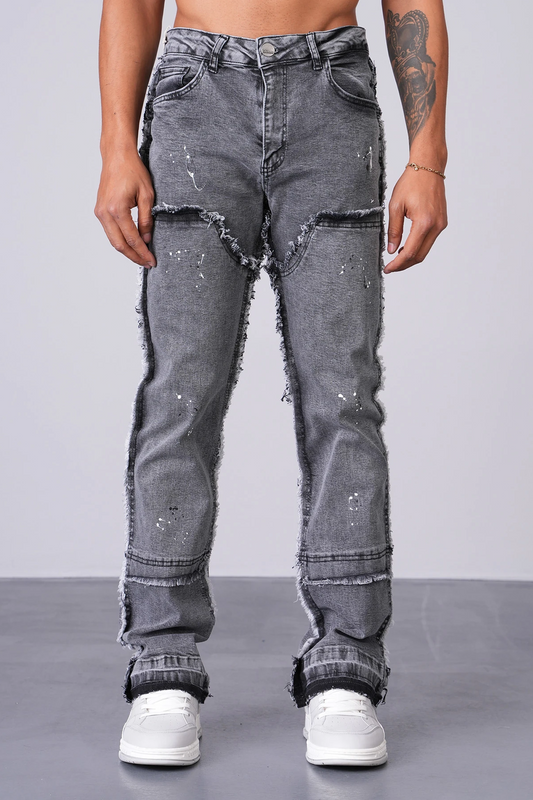 Newcop Jean Flare Ll2000212 - Grey Ropa 1