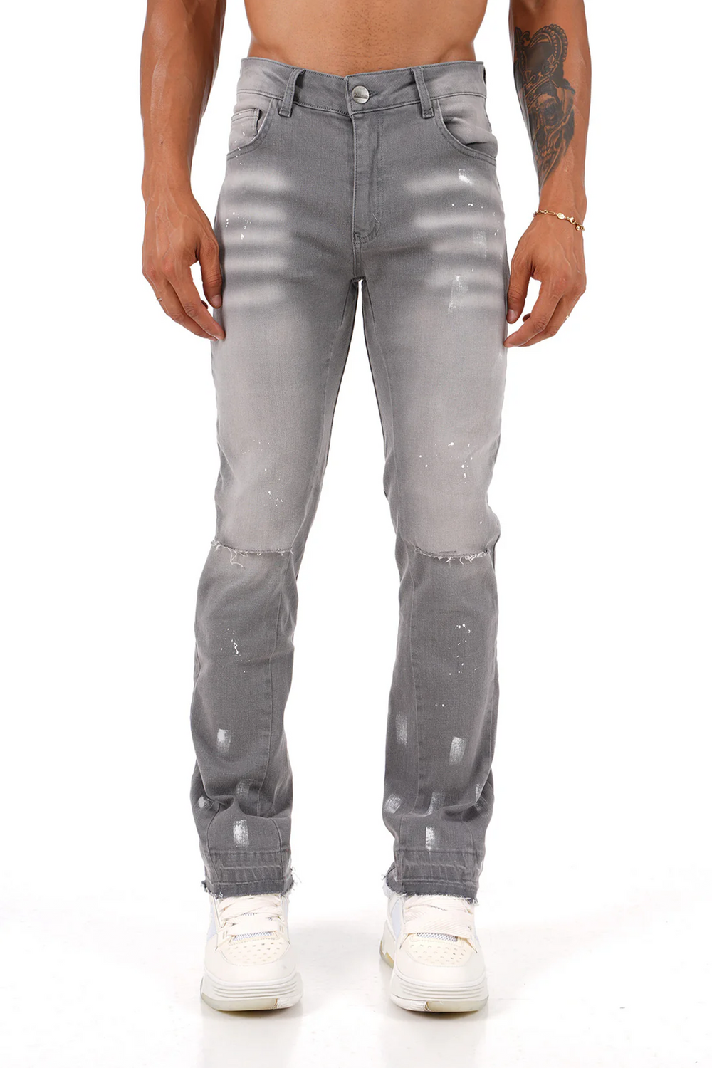 Newcop Jean Flare Ll2000245 - Grey Ropa 1