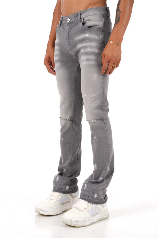 Newcop Jean Flare Ll2000245 - Grey Ropa 2