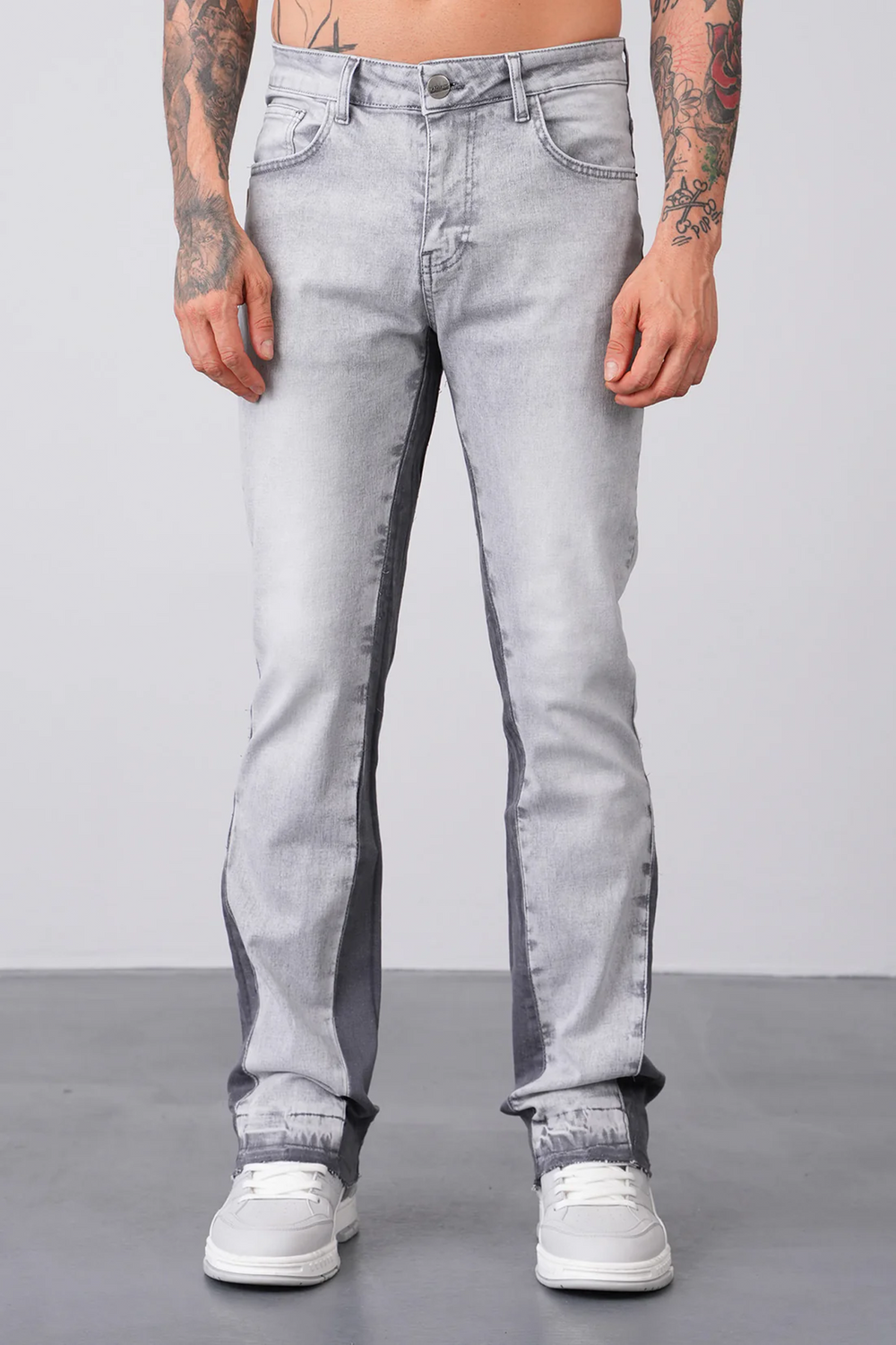 Newcop Jean Flare Ll2000259 - Grey Ropa 1