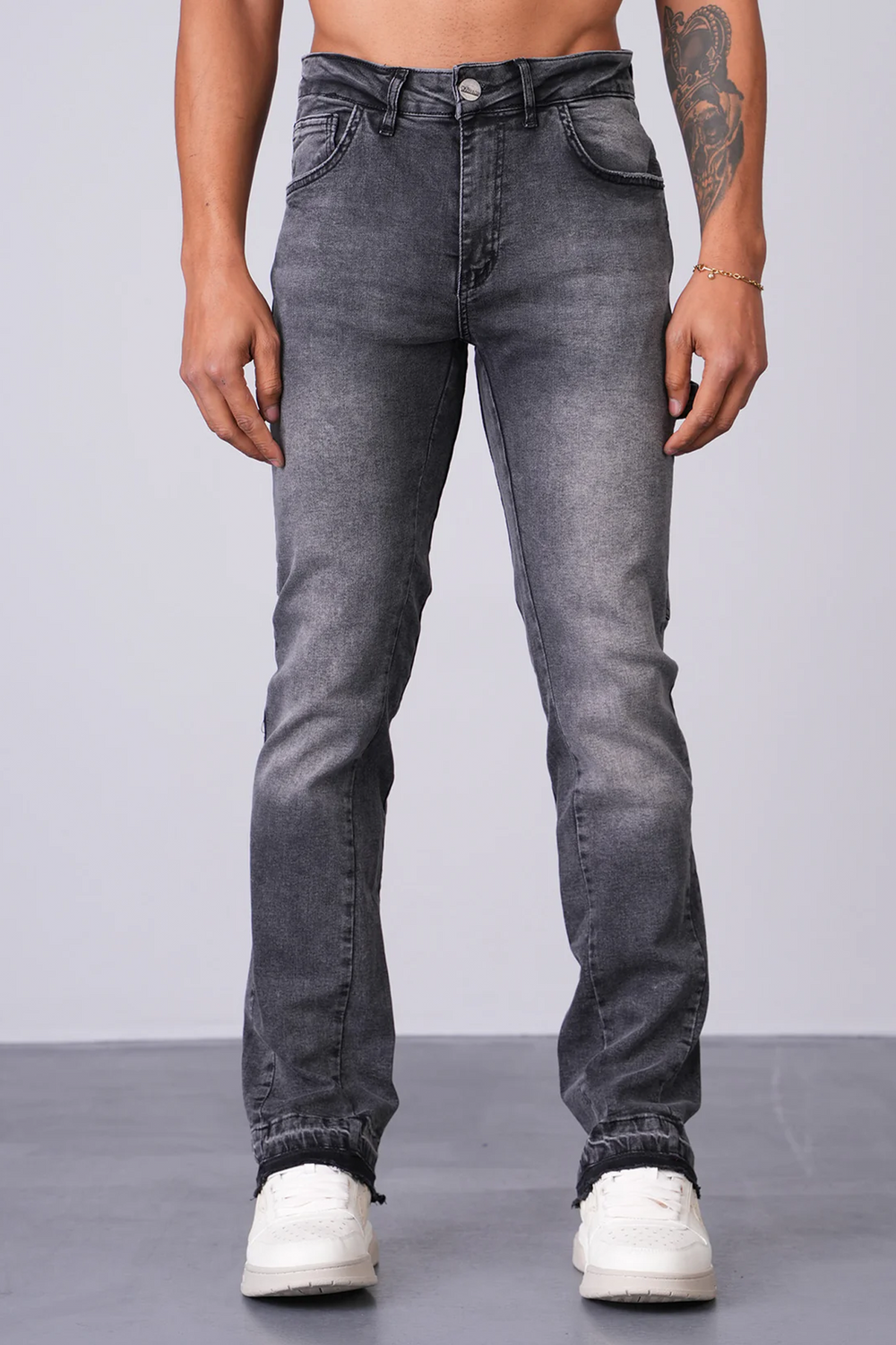 Newcop Jean Flare Ll2000304 - Grey Ropa 1