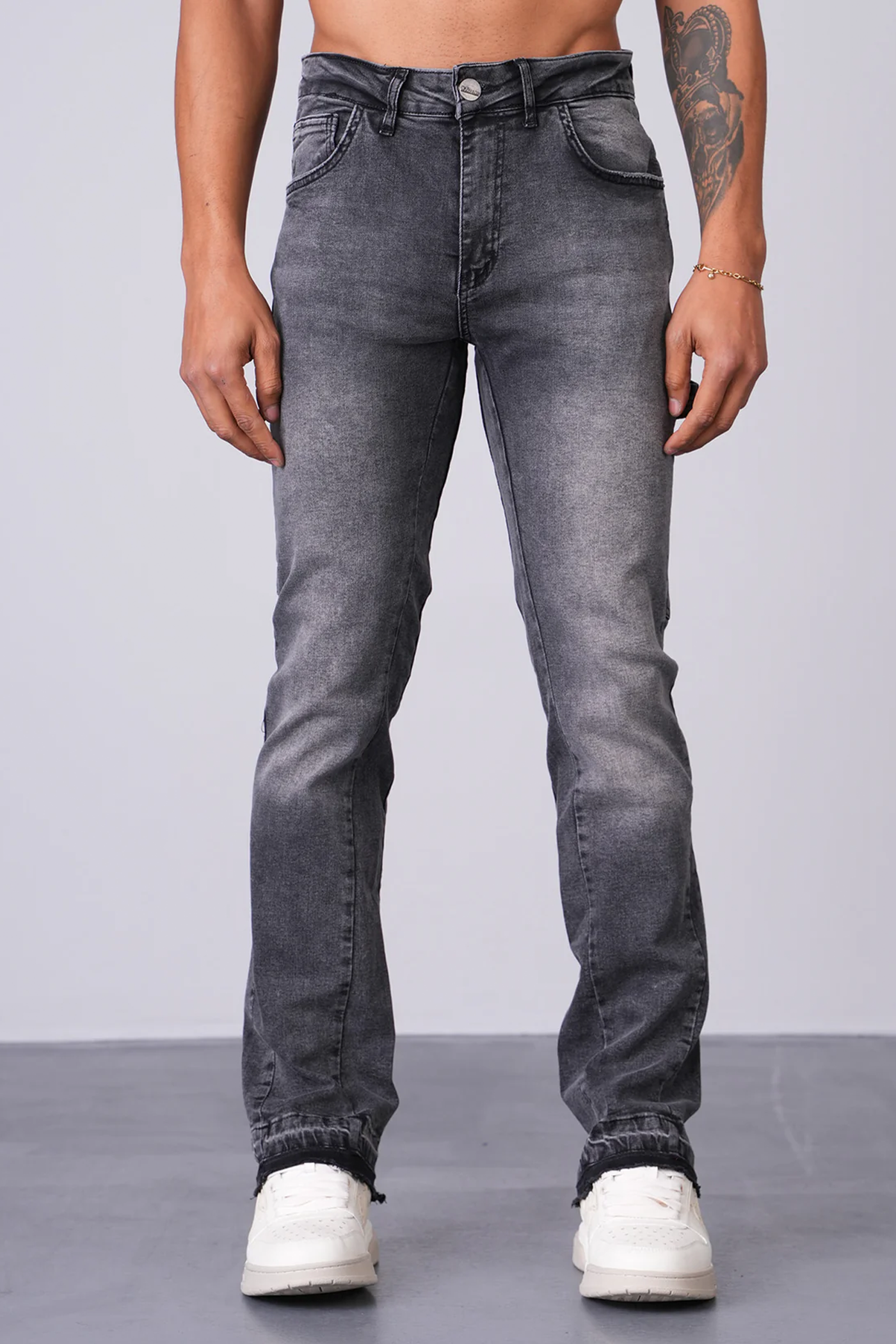 Newcop Jean Flare Ll2000304 - Grey Ropa 1