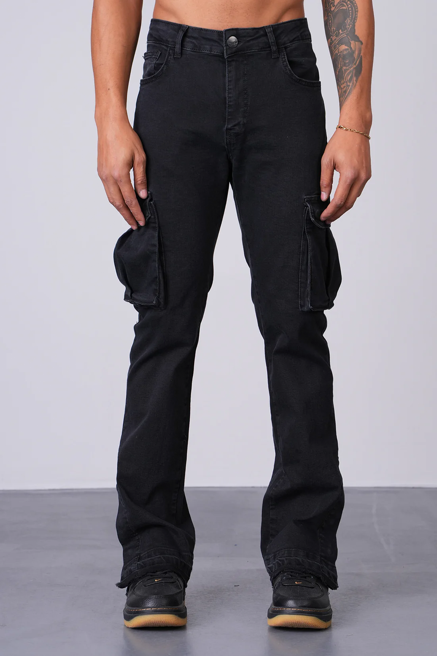 Newcop Jean Flare Ll2000319 - Black Ropa 1