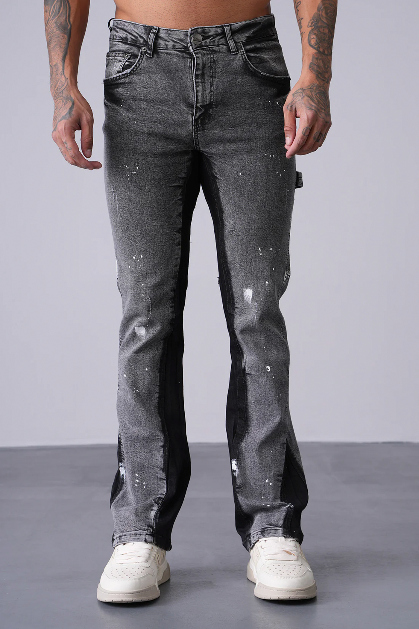 Newcop Jean Flare Ll2000322 - Grey Ropa 1