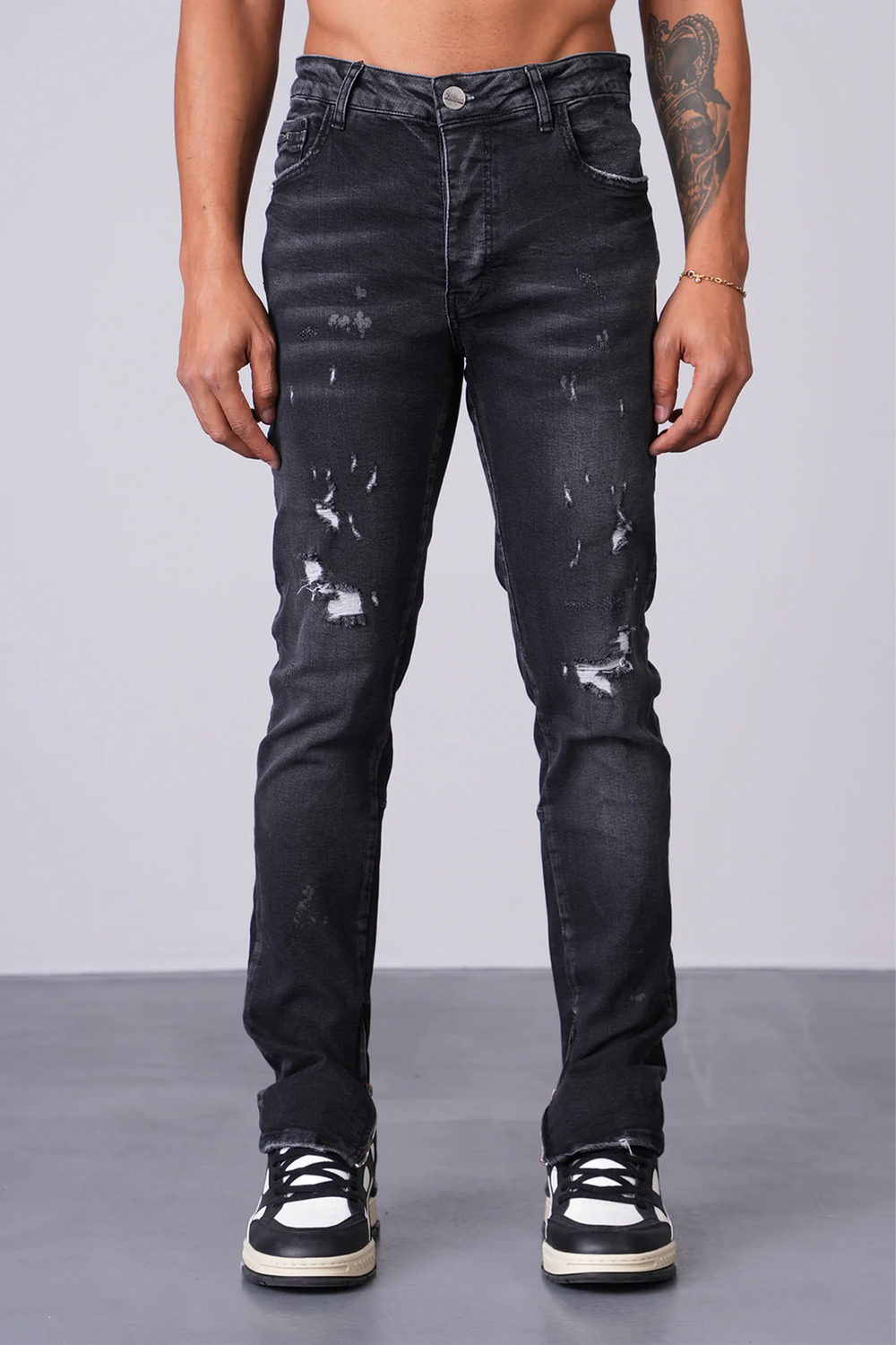 Newcop Jean Zipped Ll2000316 - Black Ropa 1