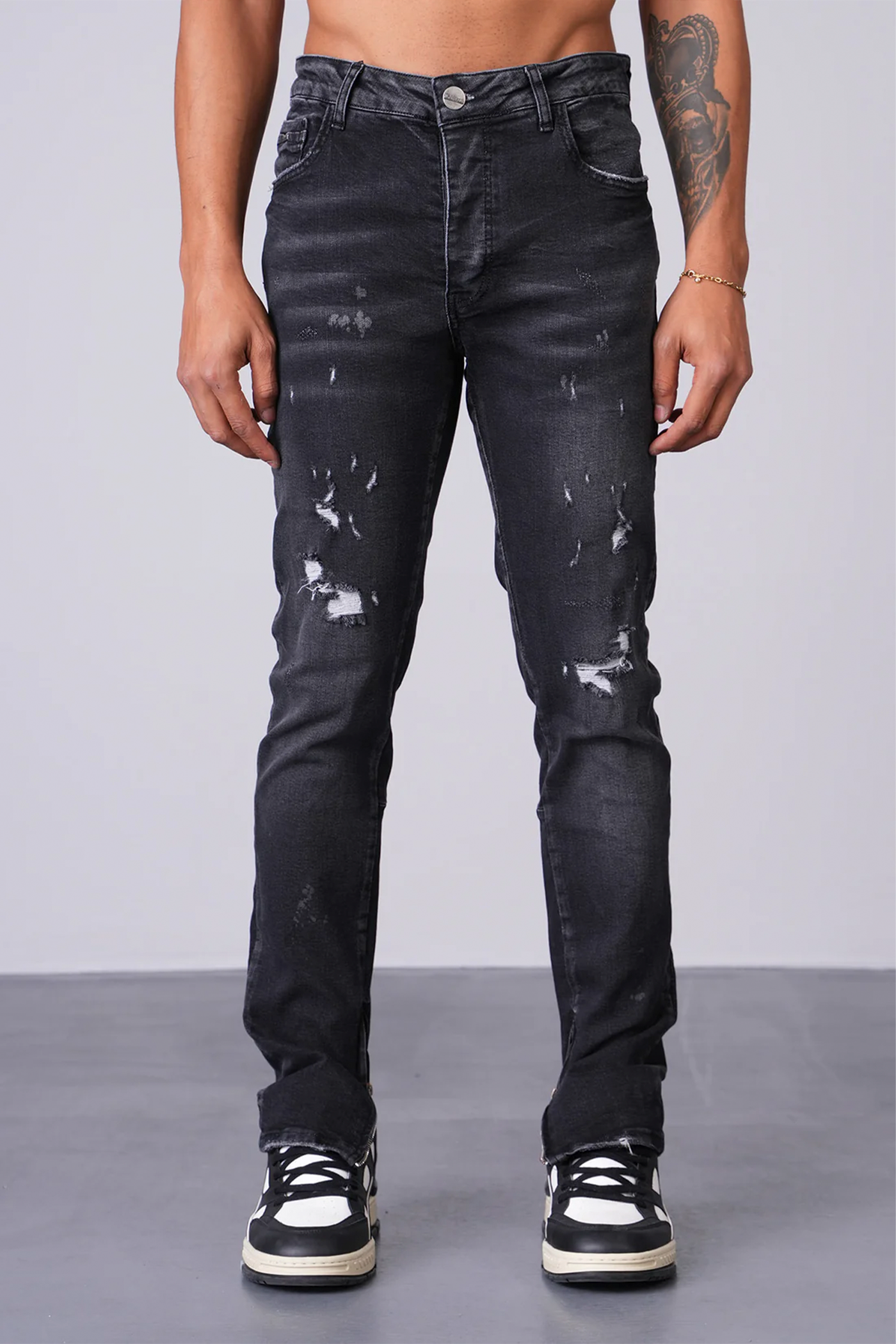 Newcop Jean Zipped Ll2000316 - Black Ropa 1