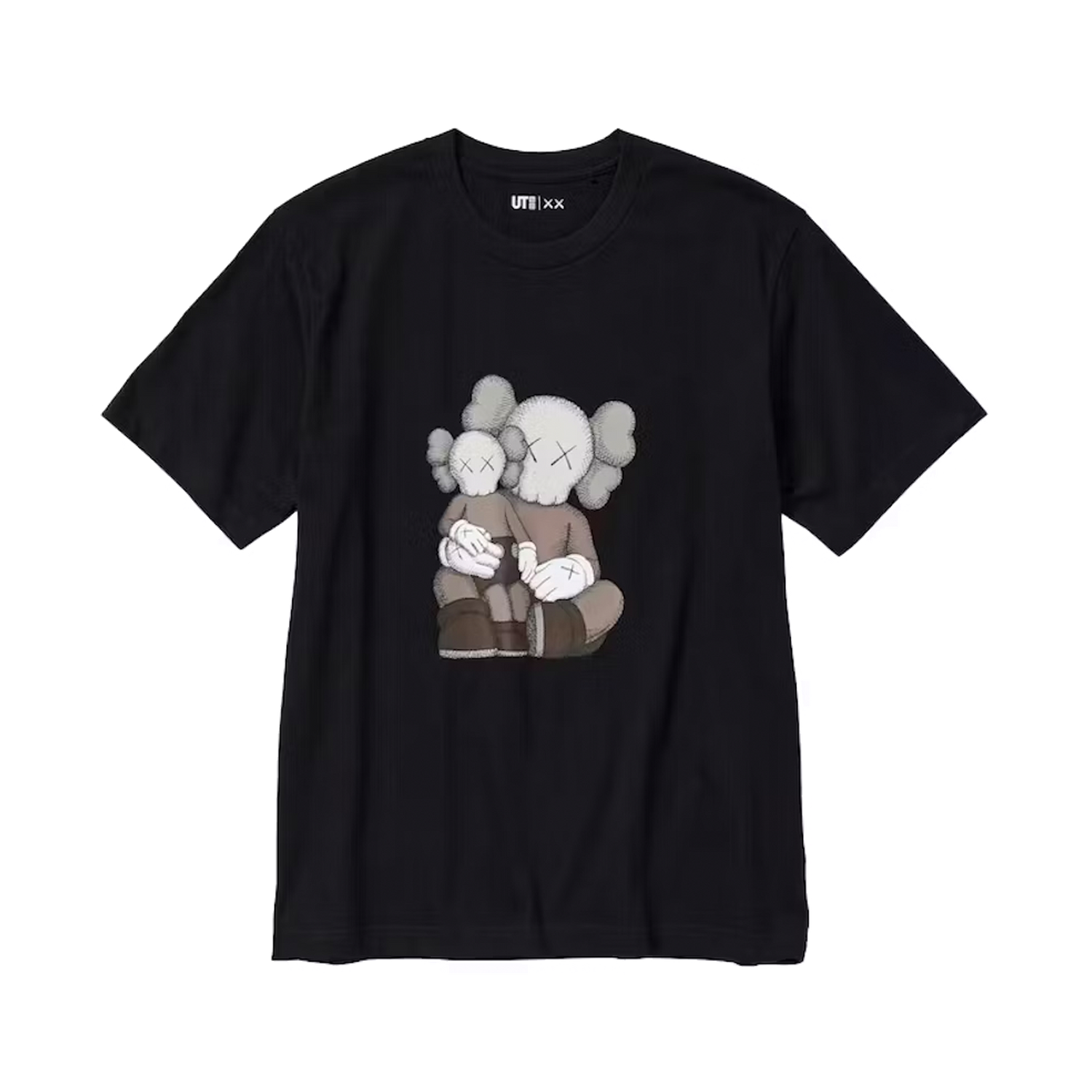 Newcop Kaws X Uniqlo Ut Short Sleeve Graphic T-shirt Black Ropa 1
