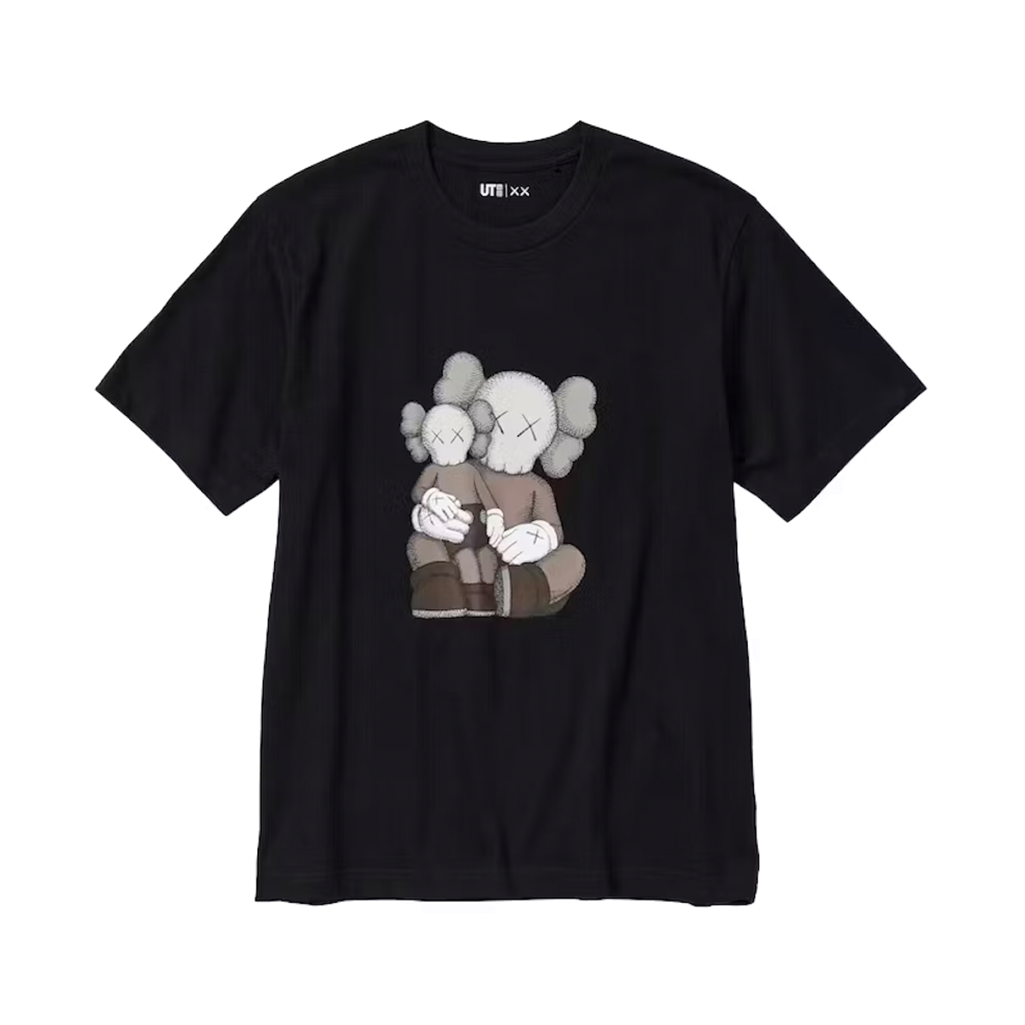 Newcop Kaws X Uniqlo Ut Short Sleeve Graphic T-shirt Black Ropa 1