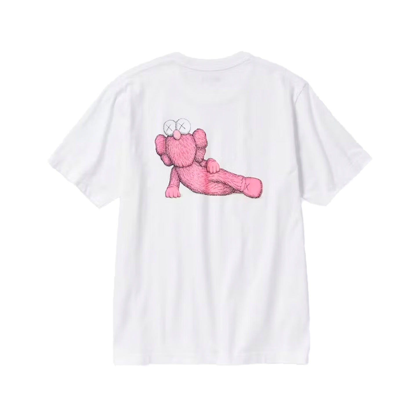 Newcop Kaws X Uniqlo Ut Short Sleeve Graphic T-shirt Pink Ropa 1