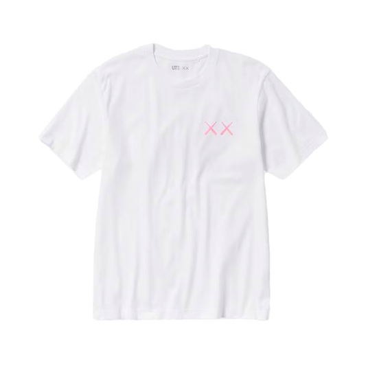 Newcop Kaws X Uniqlo Ut Short Sleeve Graphic T-shirt Pink Ropa 2