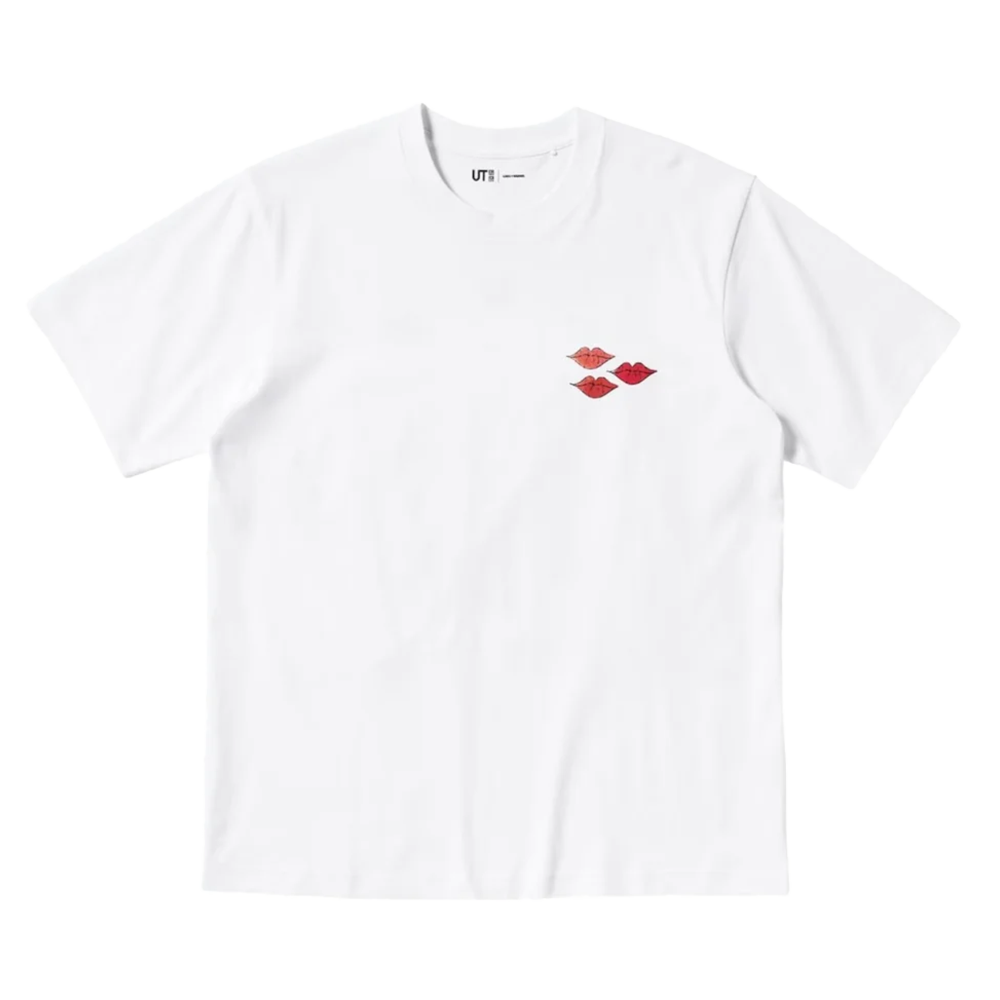 Newcop Kaws X Uniqlo Warhol Ut Graphic 471321 T-shirt Pink Ropa 1