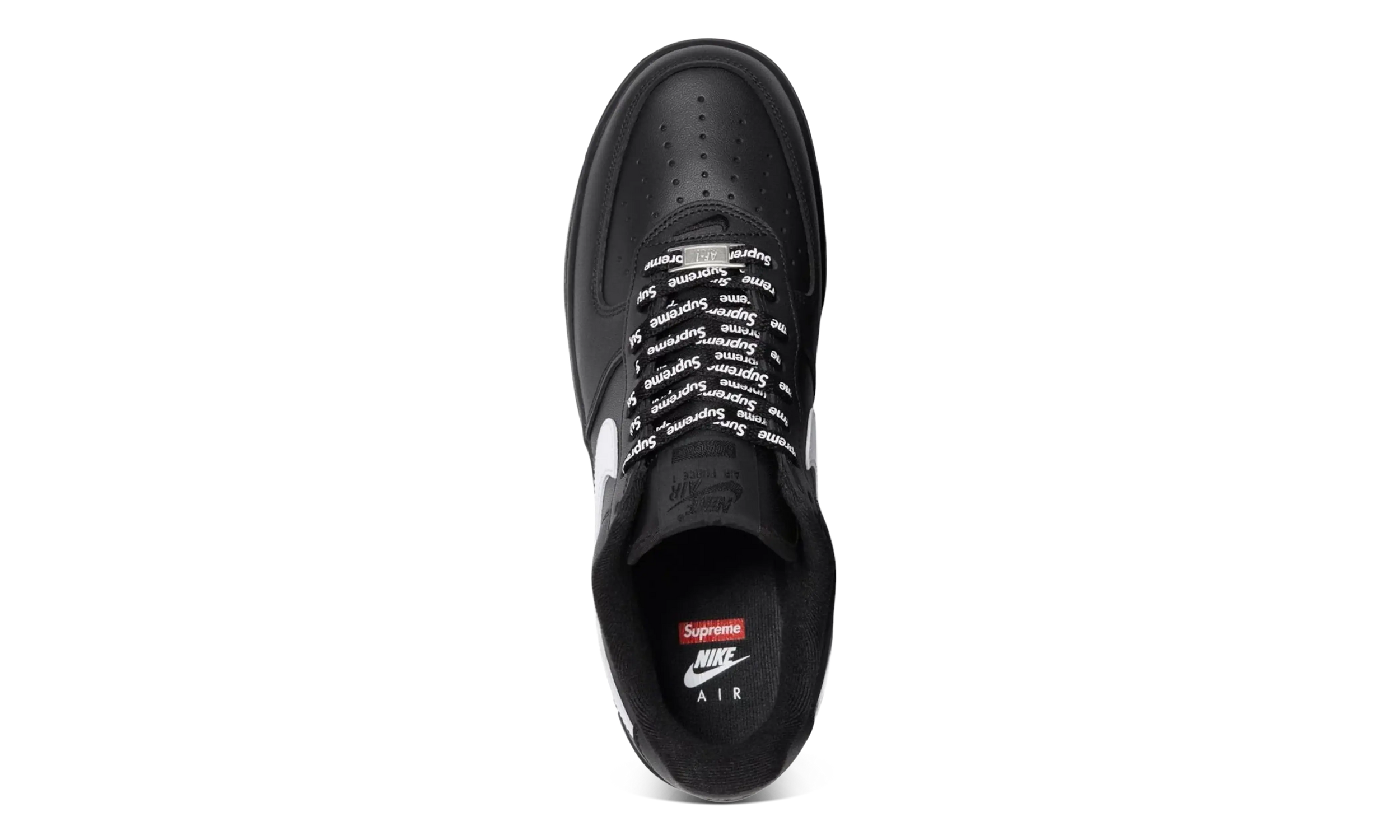 Newcop Nike Air Force 1 Low Supreme Black White Zapatillas 3