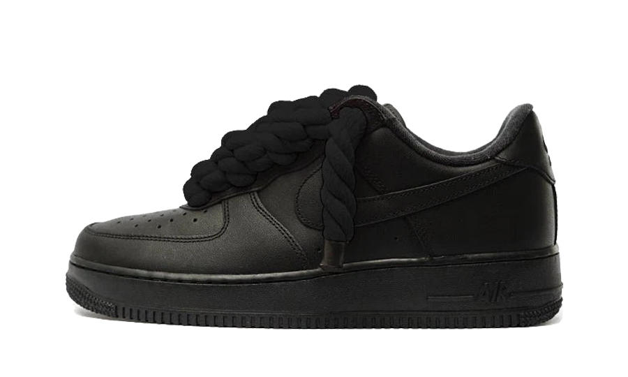Newcop Nike Air Force 1 Rope Laces Black Zapatillas 1