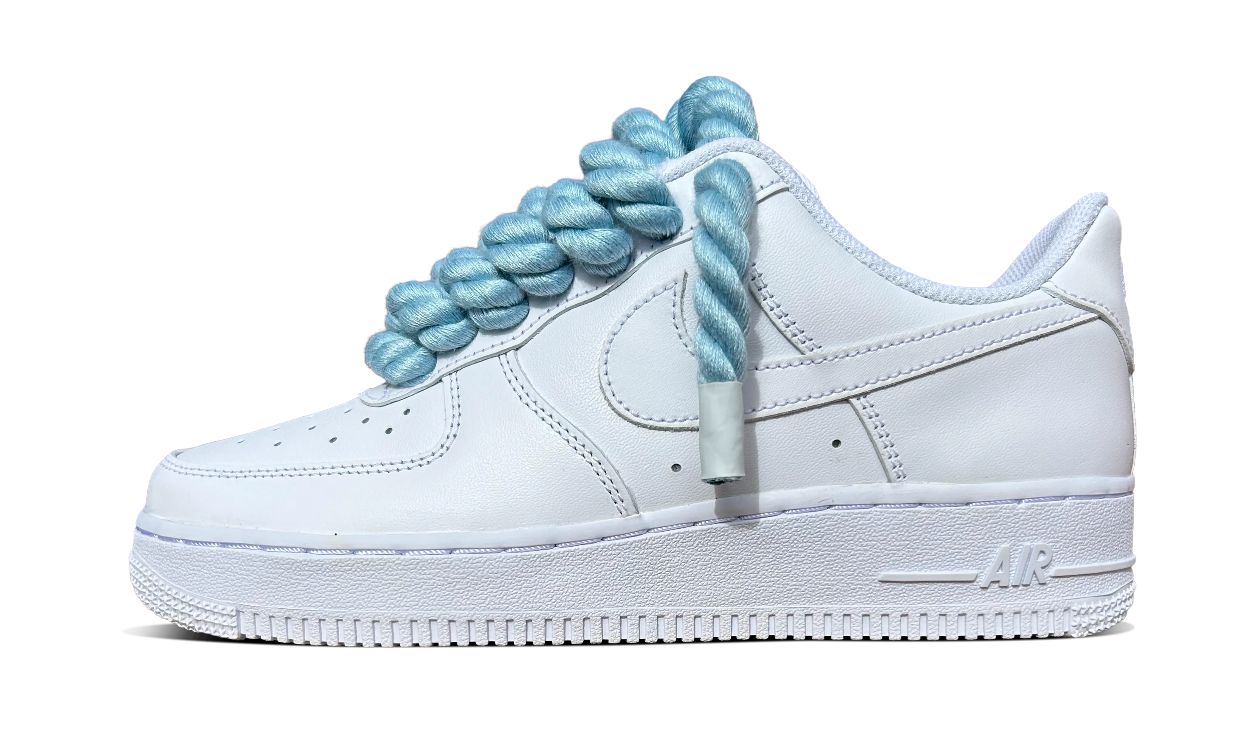 Newcop Nike Air Force 1 Rope Laces Blue Zapatillas 1