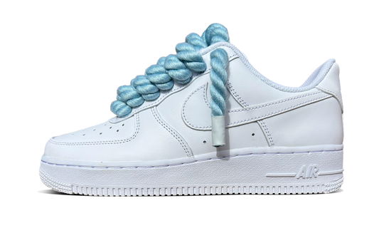 Newcop Nike Air Force 1 Rope Laces Blue Zapatillas 1