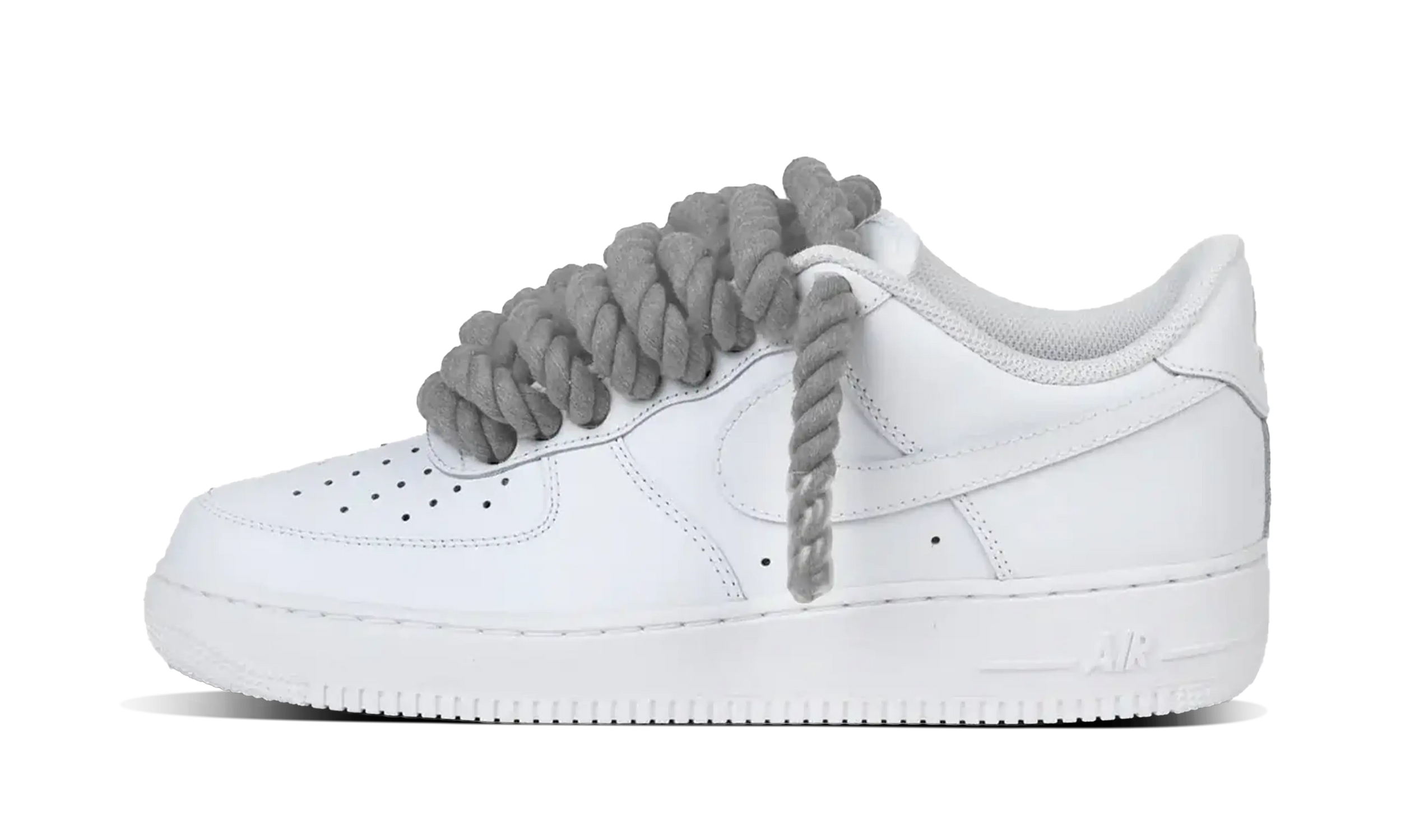 Newcop Nike Air Force 1 Rope Laces Grey Zapatillas 1