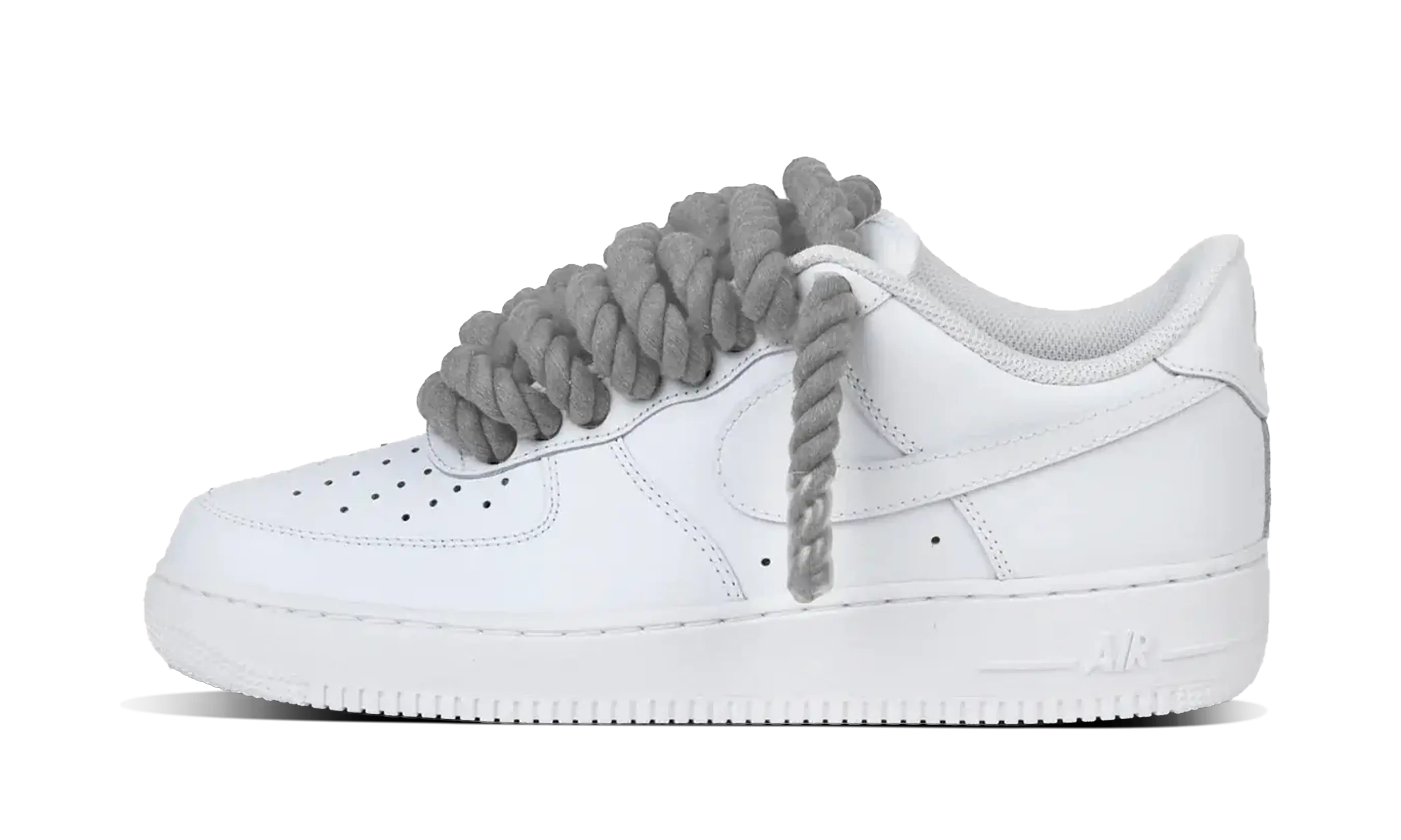 Newcop Nike Air Force 1 Rope Laces Grey Zapatillas 1
