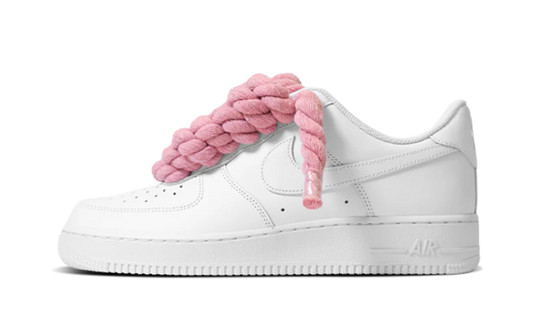 Newcop Nike Air Force 1 Rope Laces Pink Zapatillas 1